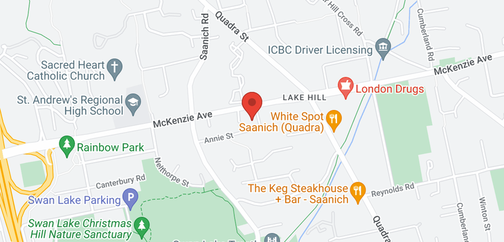 map of 408-1005 McKenzie Ave
